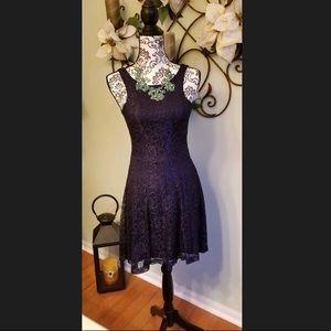 💙 Navy blue floral lace dress 💙